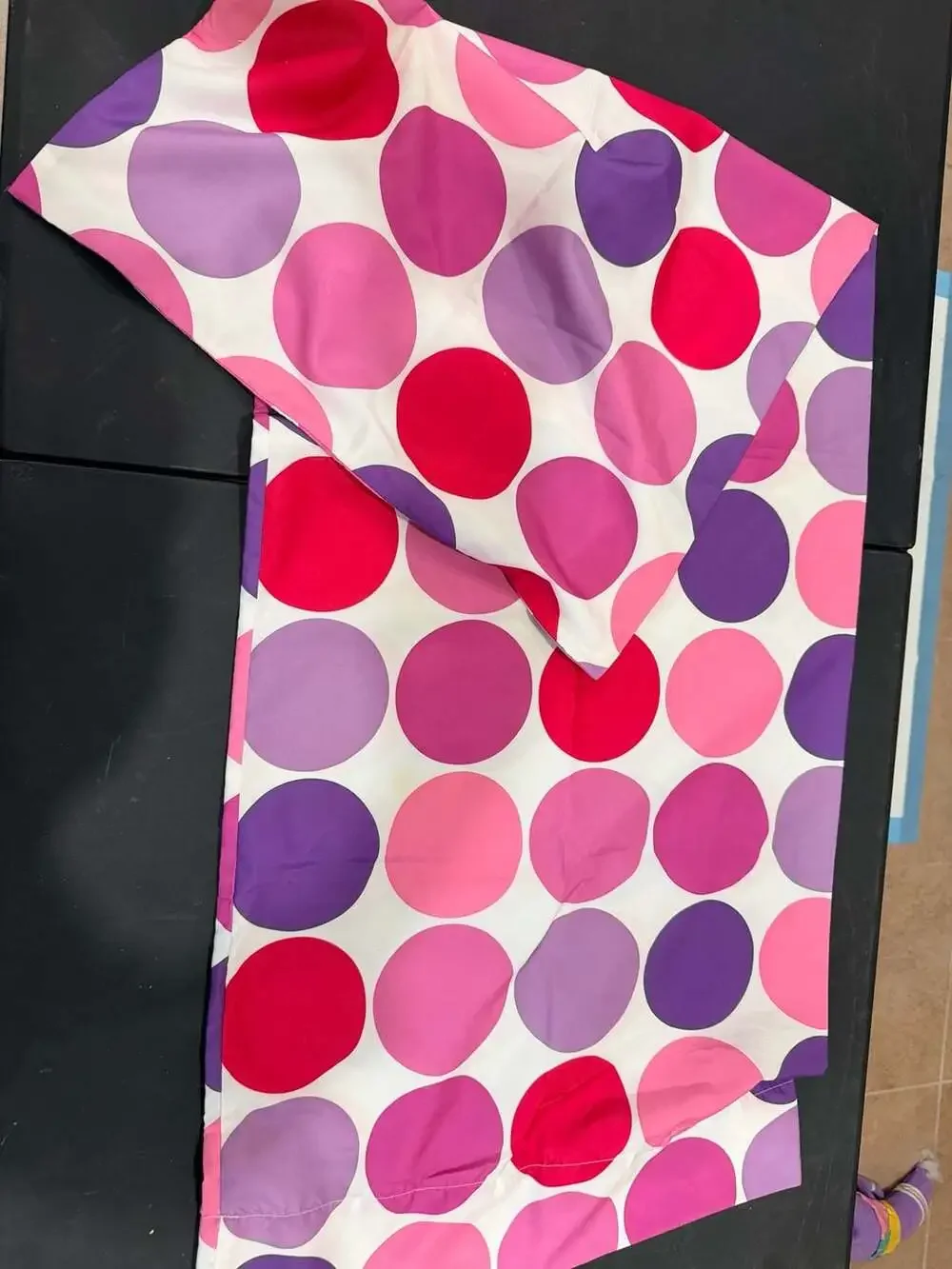 Purple Pink Circle Swirl Comforter and long pillow cover